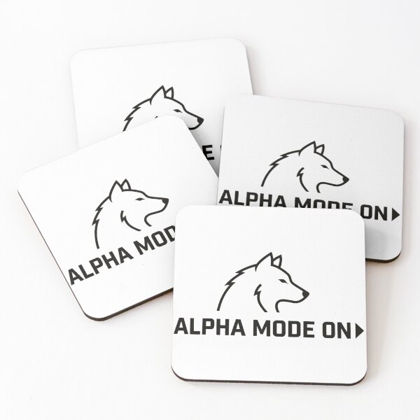 Item preview, Modern Alpha Wolf Silhouette - Bold Typography Art designed and sold by No Excuses .