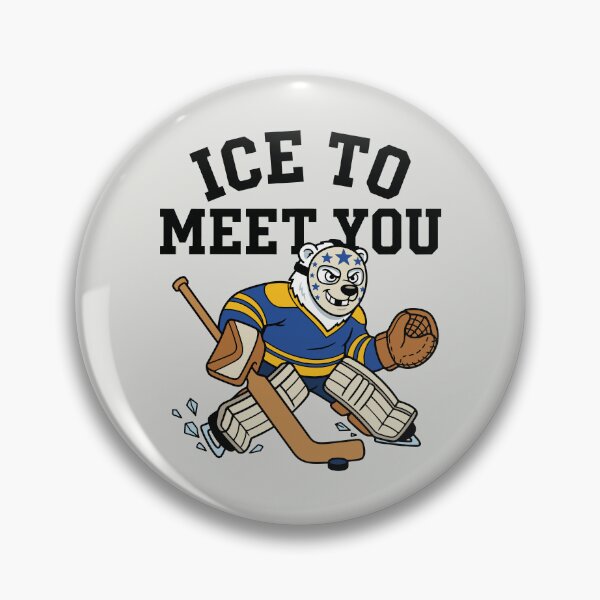 Item preview, Ice To Meet You - Funny Hockey Polar Bear Mascot designed and sold by DigitalGlade.