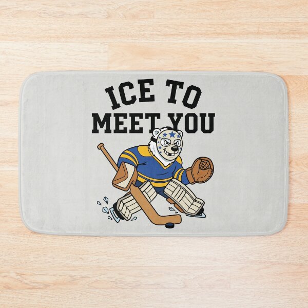 Item preview, Ice To Meet You - Funny Hockey Polar Bear Mascot designed and sold by DigitalGlade.