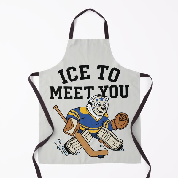 Item preview, Ice To Meet You - Funny Hockey Polar Bear Mascot designed and sold by DigitalGlade.