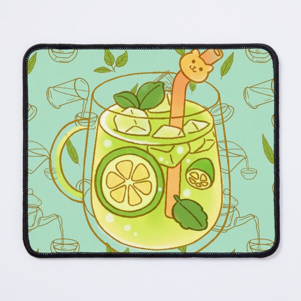Item preview, Summer Lime Lemon Drink with Mint / Green tea aesthetic designed and sold by pkmArtwork.