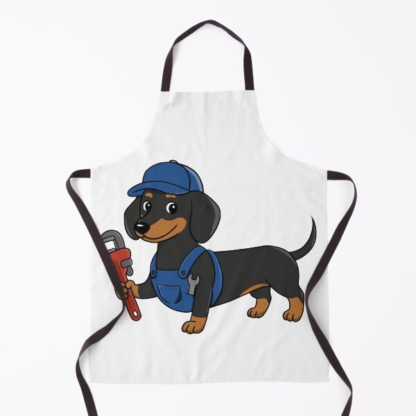 Item preview, Dachshund Plumber - Pipe Dog designed and sold by RabanDesigns.