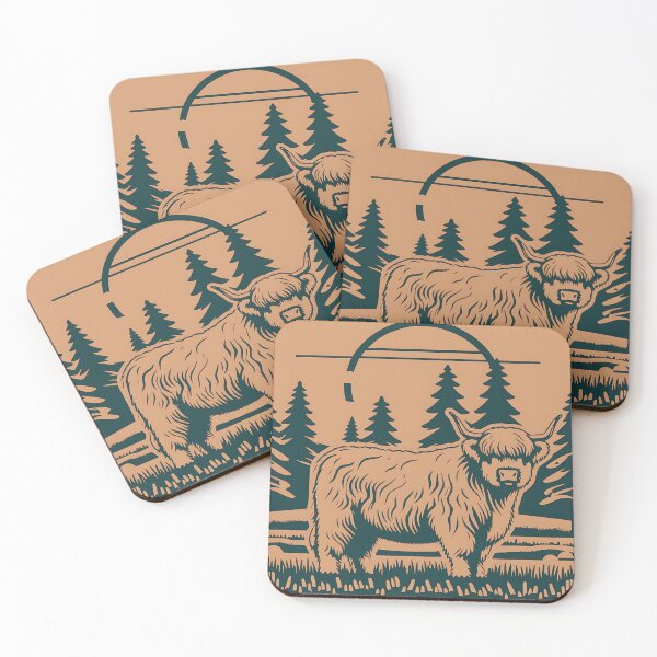 Item preview, Brown Highland Cow designed and sold by pkmArtwork.