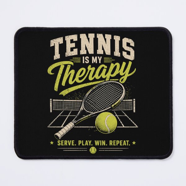 Item preview, Tennis Is My Therapy Funny Tennis Player designed and sold by Wear Sculpt.