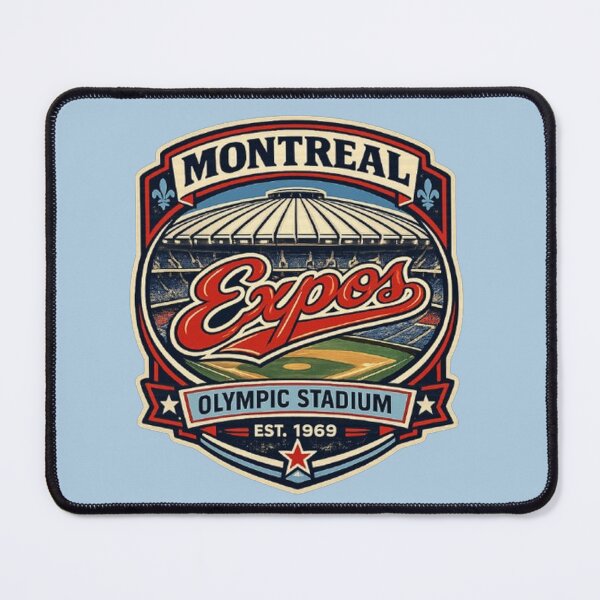 Item preview, Montreal Expos Olympic Stadium Vintage 70s Baseball Badge designed and sold by GhostDawgs.