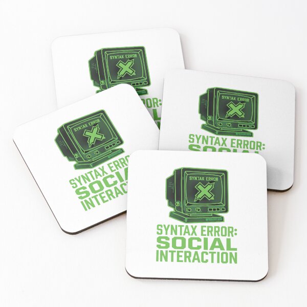 Item preview, Syntax Error Social Interaction Funny Introvert Coder Gift designed and sold by Ixnor.