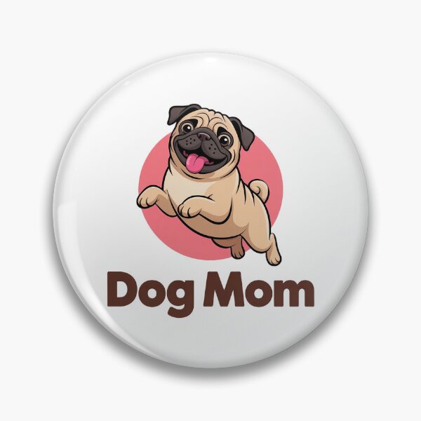 Artikelvorschau, Niedliches, lustiges Welpen-Design mit Mops-Mama entworfen und verkauft von Cool-cat-art.