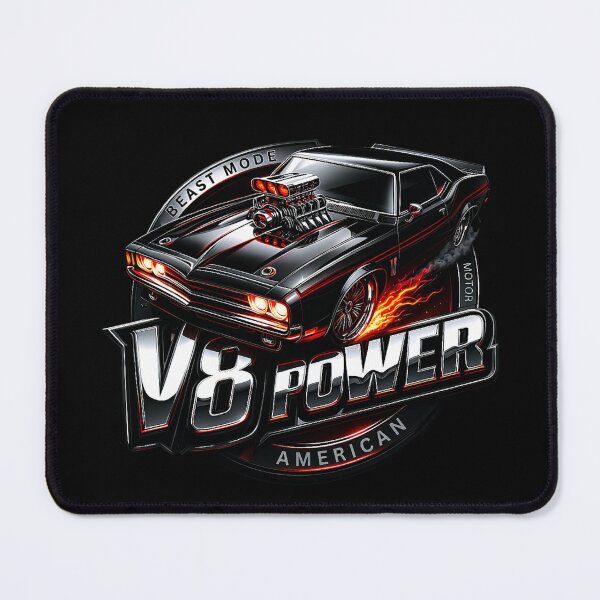 Item preview, V8 Power American Muscle Car Beast Mode Design designed and sold by DeimosArtIntl.