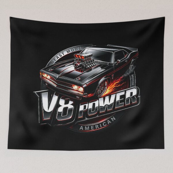 Item preview, V8 Power American Muscle Car Beast Mode Design designed and sold by DeimosArtIntl.