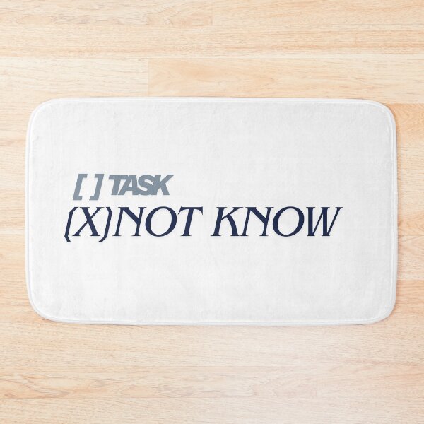 Item preview, Task, not know meme, procrastination, students, humor designed and sold by MoodPrintsShop.
