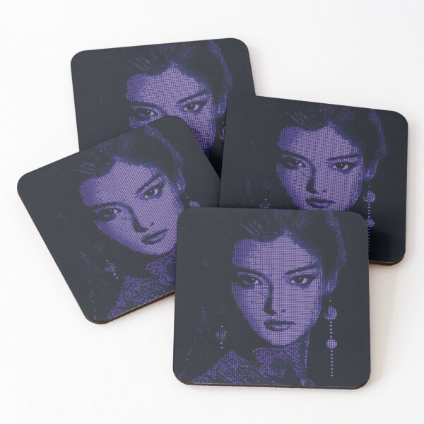 Item preview, Asian Beauty - Purple Halftone designed and sold by ClubVacay.