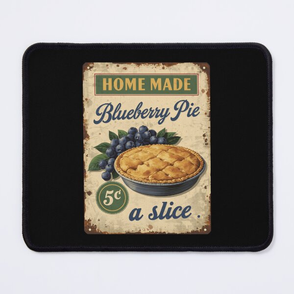 Item preview, Vintage Blueberry Pie Poster designed and sold by GoodOldVintage.