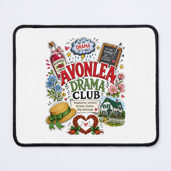 Item preview, Avonlea Drama Club Raspberry Cordial Broken Slates Anne Of Green Gables designed and sold by Fenay Designs.