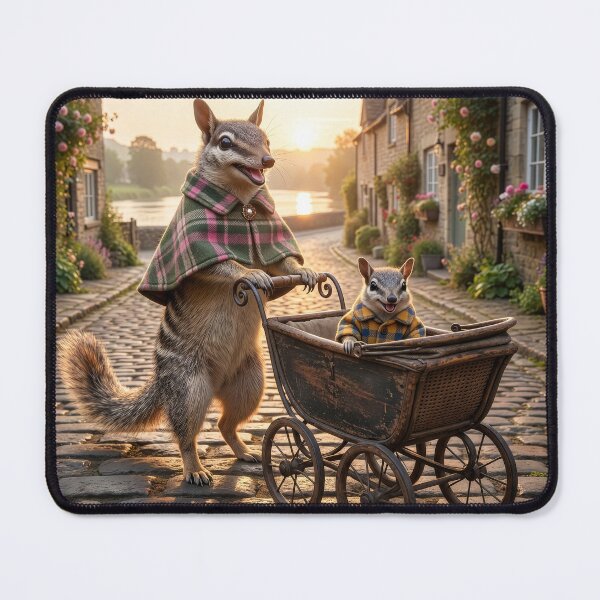 Item preview, Numbat Mom Takes Junior for a Stroll designed and sold by Tridentulus.