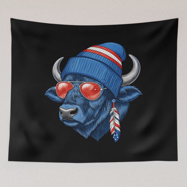 Item preview, Patriotic American Buffalo Buffalo 4th of July USA designed and sold by Ali-printshop.