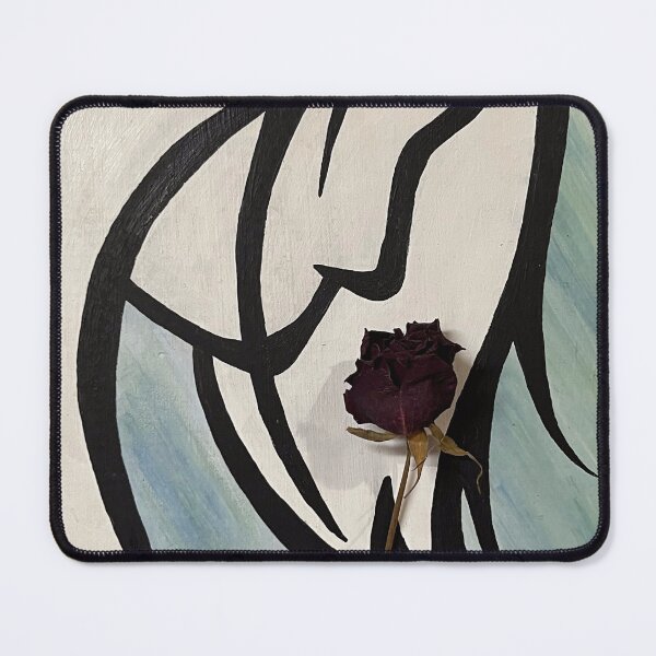 Item preview, Taking Time Acrylic painting with real flower designed and sold by GiSilver.