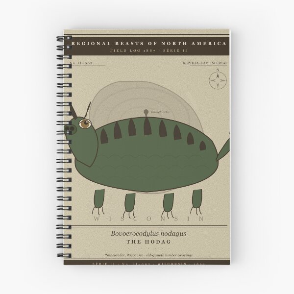 Item preview, Wisconsin Hodag Regional Beast Field Guide designed and sold by FieldLog1887.