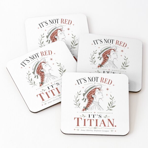 Item preview, Its Not Red Its Titian Anne Shirley Defense League Green Gables designed and sold by Fenay Designs.