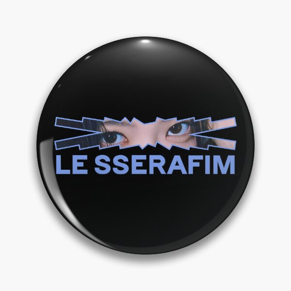 Item preview, Eunchae eyes Le Sserafim Logo ver.1 kpop designed and sold by ShiroHero.