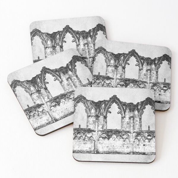 Item preview, Ruined Gothic Arches: Medieval Cathedral Ruins Dark Architecture designed and sold by Ghoul Enterprises.