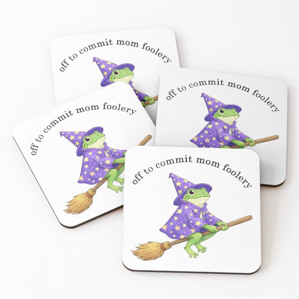Item preview, Off To Commit Mom Foolery funny frog whitch designed and sold by Kladhadredo.