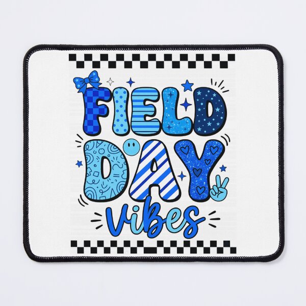Item preview, Field Day Vibes Blue Patterned School Spirit Teacher Student designed and sold by Ali-printshop.