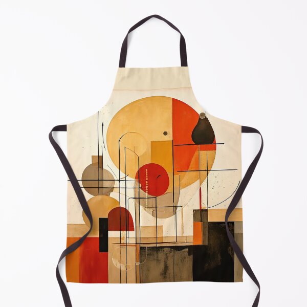 Item preview, MCM - Mid Century Modern Art Painting - Abstract Earth Tones - Retro Geometric Shapes designed and sold by CattlettArt.