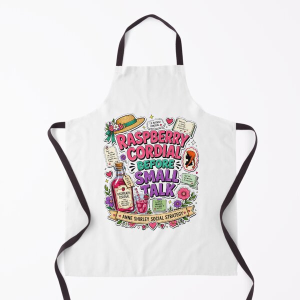 Item preview, Raspberry Cordial Before Small Talk Anne Shirley Social Strategy Quotes designed and sold by Fenay Designs.