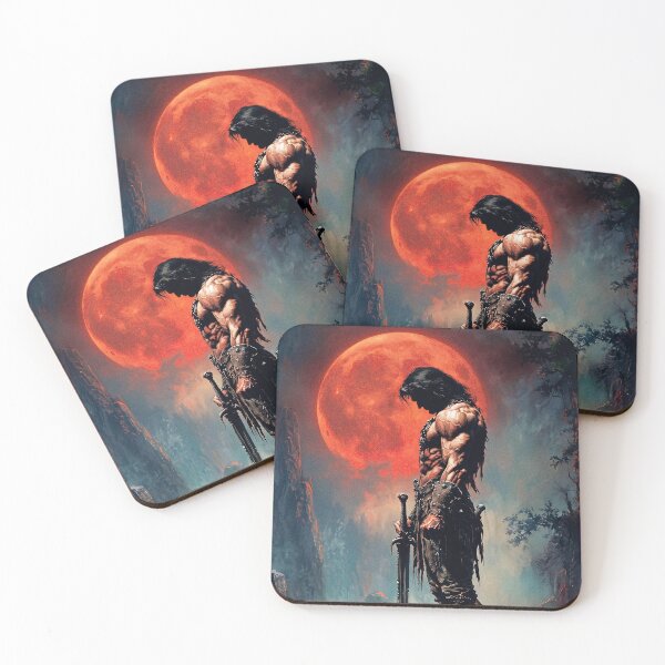 Item preview, Conan The Barbarian Dark Fantasy Grunge Red Dawn designed and sold by N0WUC1.