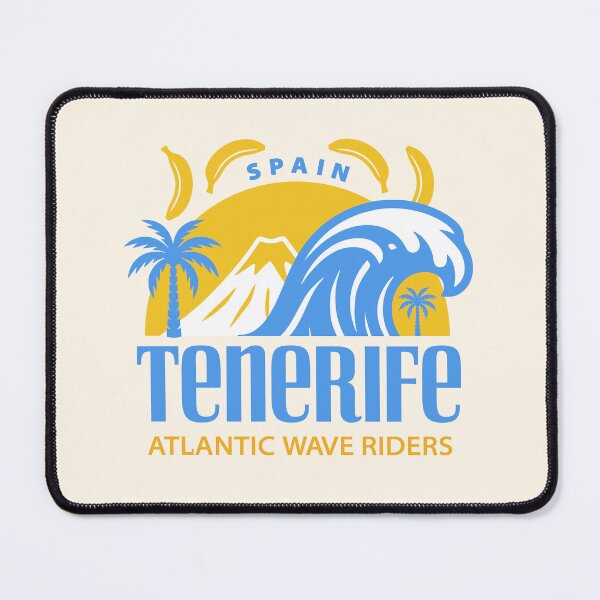 Item preview, Tenerife Spain Atlantic Wave Riders Vintage Surf designed and sold by LinaValearte.