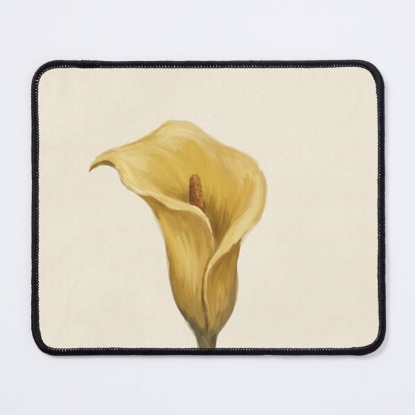 Item preview, Vintage style yellow calla lily designed and sold by Luz-Creativa.