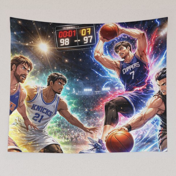 Item preview, Anime Galaxy Basketball Showdown designed and sold by Uniqueartai.