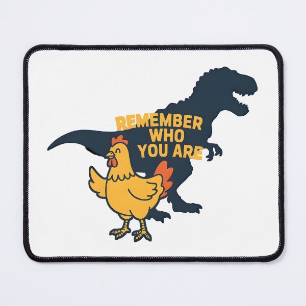Item preview, Remember Who You Are Chicken Dinosaur Funny Motivational Evolution Design designed and sold by Lina Caro.