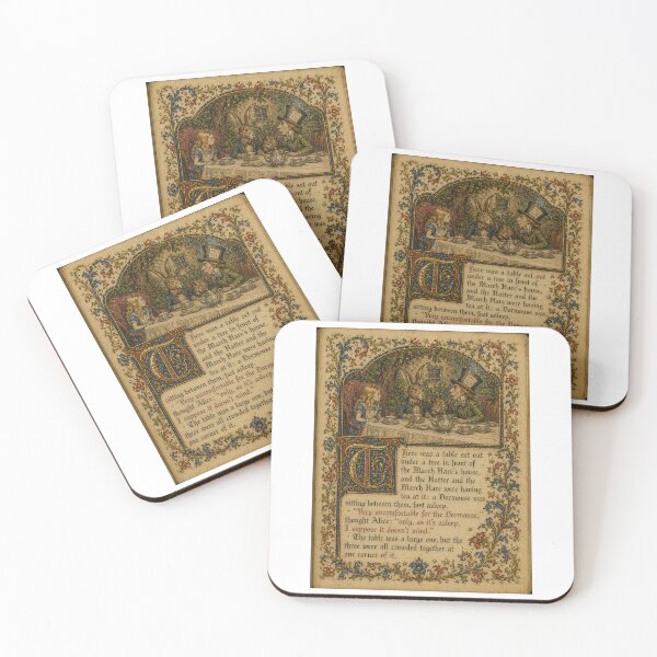 Item preview, Illuminated Manuscript - Mad Tea Party designed and sold by JJSizzleheimer.