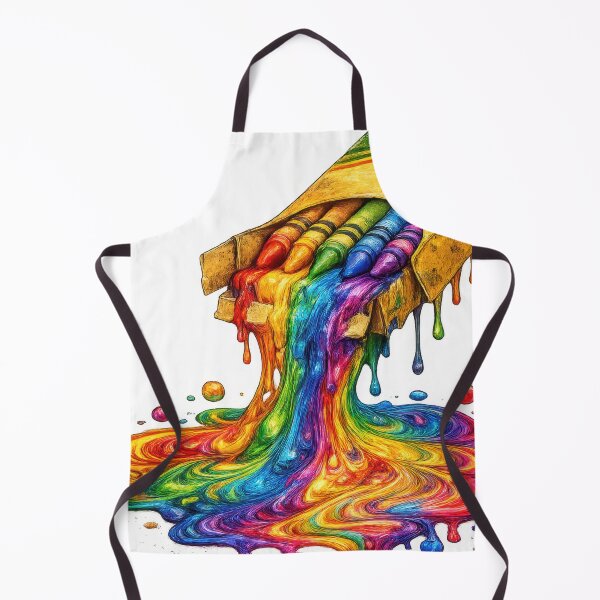 Item preview, Rainbow Crayon Paint Pour Explosion designed and sold by jgvisualarts.