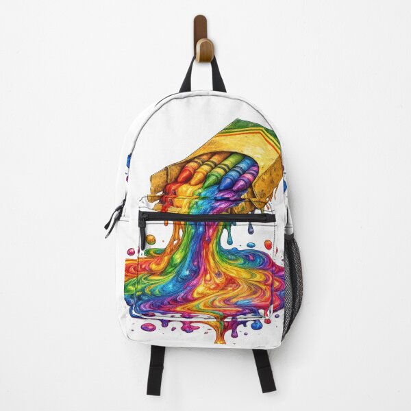 Item preview, Rainbow Crayon Paint Pour Explosion designed and sold by jgvisualarts.