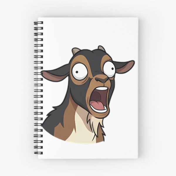 Item preview, Screaming Goat Cartoon Sticker - Rex Internal Screaming Meme designed and sold by BarnyardHyjinx.