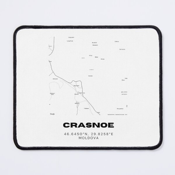 Item preview, Crasnoe Moldova Minimalist Map Poster | Clean Town Street Map Art designed and sold by RM-Journey.