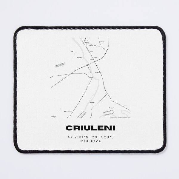 Item preview, Criuleni Moldova Minimalist Map Poster | Modern City Street Map Art designed and sold by RM-Journey.