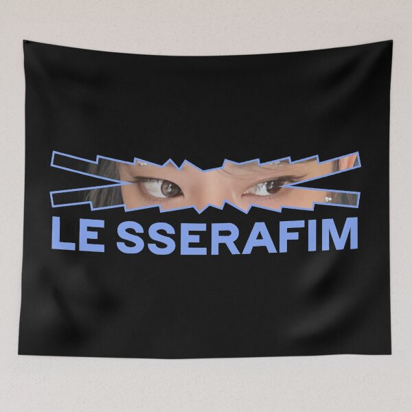 Item preview, Sakura eyes Le Sserafim Logo ver.1 kpop designed and sold by ShiroHero.