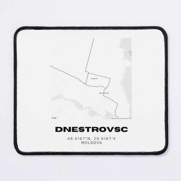 Item preview, Dnestrovsc Moldova Minimalist Map Poster | Unique City Layout Art designed and sold by RM-Journey.