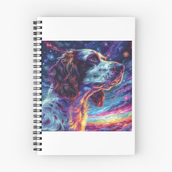 Item preview, Star gazing Brittany Spaniel designed and sold by MendaciousMina.