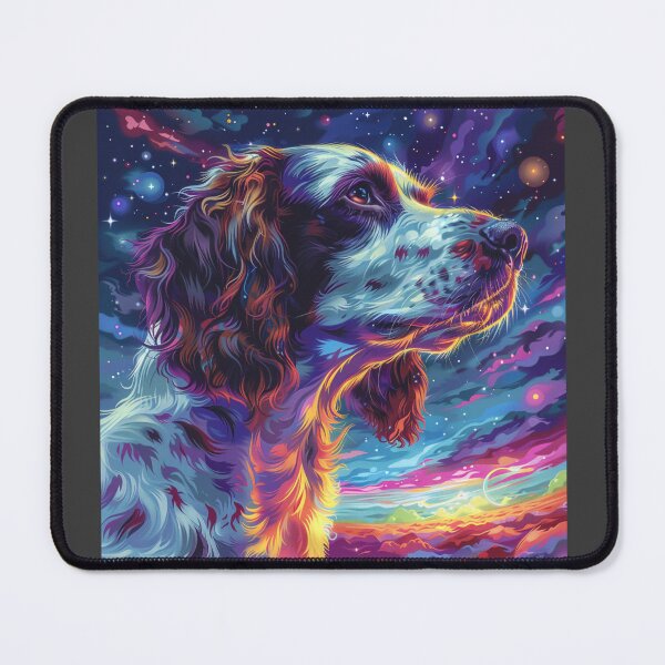 Item preview, Star gazing Brittany Spaniel designed and sold by MendaciousMina.