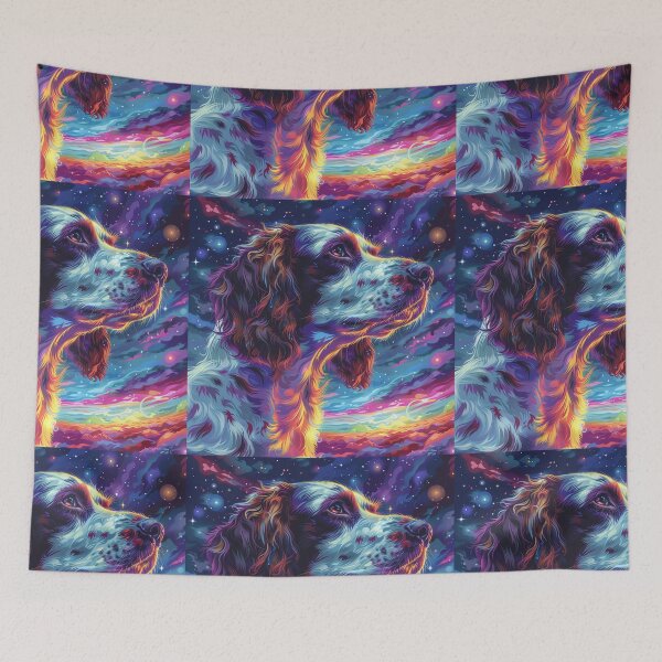 Item preview, Star gazing Brittany Spaniel designed and sold by MendaciousMina.