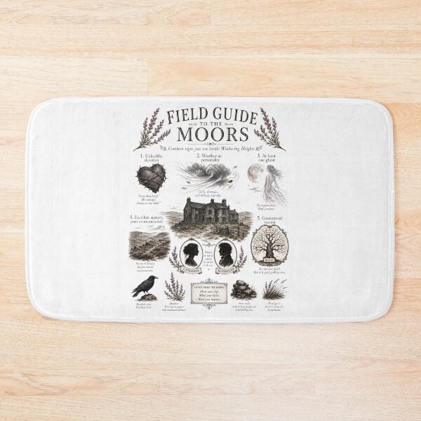 Item preview, Field Guide To The Moors Wuthering Heights Funny Dark Academia designed and sold by Fenay Designs.
