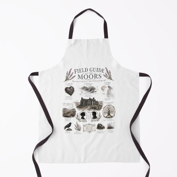 Item preview, Field Guide To The Moors Wuthering Heights Funny Dark Academia designed and sold by Fenay Designs.