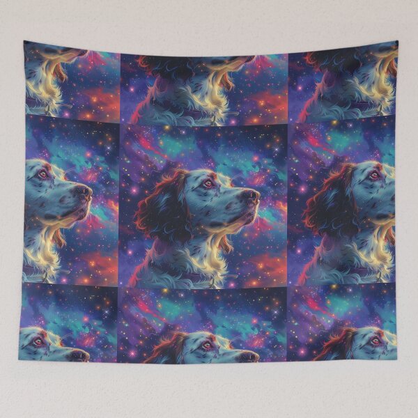 Item preview, Star gazing Brittany Spaniel designed and sold by MendaciousMina.