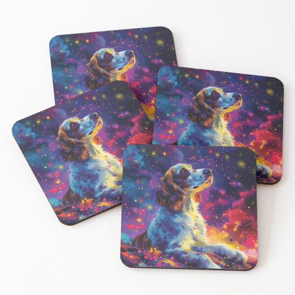 Item preview, Star gazing Brittany Spaniel designed and sold by MendaciousMina.