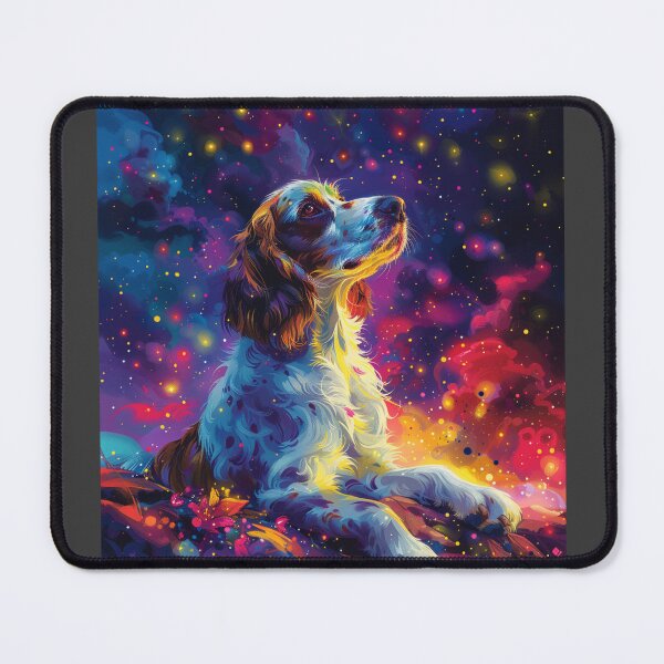 Item preview, Star gazing Brittany Spaniel designed and sold by MendaciousMina.