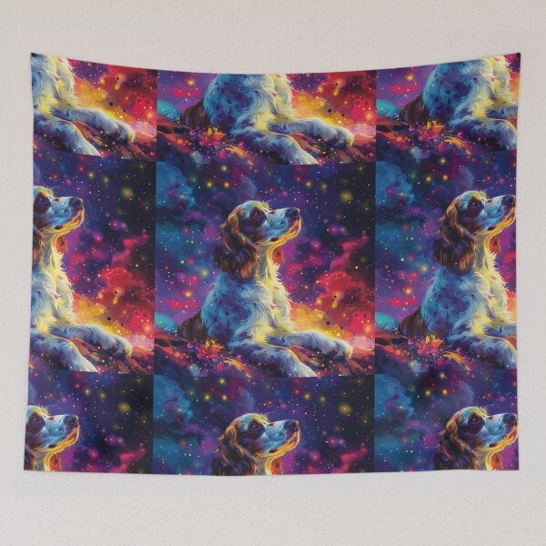 Item preview, Star gazing Brittany Spaniel designed and sold by MendaciousMina.